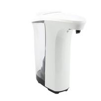 Automatinis skysto muilo dozatorius 500ml, bekontaktis, maitinamas baterijomis, rankų muilo dozatorius buičiai balta