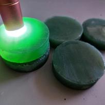 1 vnt. Natūralaus žalio aventurino kvarco Donglingo nefrito apyrankės pagrindas apyrankių gamybai, mineralinė energija, namų dekoracija, akmens amatas Diameter 5cm žalia