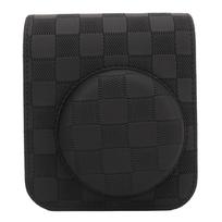 for Mini 12 Camera Protective Case Vintage Checkerboard Plaid Portable Travel Storage Cover Bag juoda