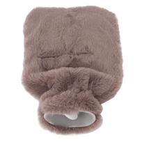 1000ml Hot Water Bottle Transparent PVC Cute Portable Warmer Water Bag with Soft Cover for Student