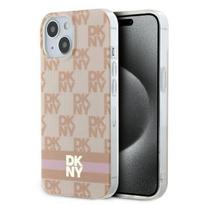 Dkny Dkhmp15Shcptsp Iphone 15 / 14 / 136.1 Pink Hardcase Iml Checkered Mono Pattern & Printed Stripes Magsafe