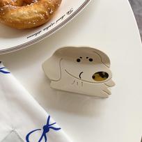 1pc New Dog Hair Grab Shark Clip Cute and Playful Cartoon Half zip Disc Hair Clip Advanced Sense Back of Head Hair Grab