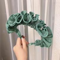 PROLY New Fashion Women Headband Pleated Flower Hairband Turban Adult Fresh Flower Hair Hoop Girls Hair Accessories