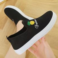 New mesh shoes one-pedal sneakers breathable soft-soled mother single shoes lazy shoes casual student shoes 36