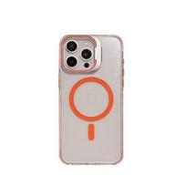 Applicable To IPhone 15 Lens Bracket Mobile Phone Case Apple 14promax Full-inclusive Anti-fall Magnetic Suction Protective Case iPhone 15PROMAX