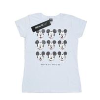 Disney Womens/Ladies Mickey Mouse Wink And Smile Cotton T-Shirt XXL balta
