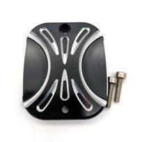 1PC CNC cut Clutch Brake Master Cylinder Cover For Harley Touring FLHX FLHT CVO