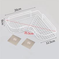 1PCS Non Perforated Bathroom, Bathroom,  Shelf, Wall Mounted Toilet, Bathroom, Washbasin, Storage Of Wall Supplies One Size balta
