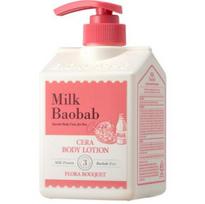 Milk Baobab Cera kūno losjonas 600 ml / kūno prausiklis 1200 ml: Baltas Muilas Baltas Muskusas Kūdikių Pudra Vandenyno Brizas Gėlių Puokštė Rožinis Tulpė Bijūnas Muskusas Body Lotion Flora Bouquet pink