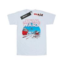 Star Wars Mens The Last Jedi Action Scene T-Shirt