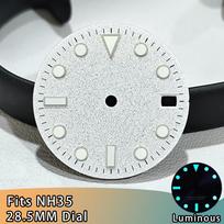 NH35 Dial Watch NH35 SUB Dials 28.5mm Dials Blue Luminous Single Calendar Multi-color Watches Replacement Accessories NH34 Dials 28.5MM Dial