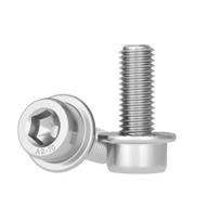Hex Socket Head Cap Screw with Washer, 304 Stainless Steel, Sizes: M3-M12 3x5mm