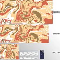 Gaming Mousepad XXL Large Keyboard The Table Speed Desk Mat Anime 800X300 Blue Mouse Mat Liquid Strata Art Mouse Pad Desk Mats Small siz180x220x2mm beige