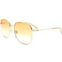 Gucci Cross Choker Series Double G Square Sunglasses Women sunglasses GG0396S-003 Dust Bag+Eyeglass Case (Random Color)
