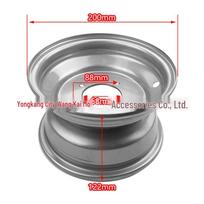 16x8-7 Four-Hole Steel Wheel Rim for 50-125CC ATV Beach Motorcycle