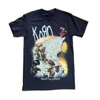 2025 Korn Follow The Leader Patterned Printed T-shirts Summer Brand Pure Cotton Men's and Women's Tshirt with Short Sleeves S juoda