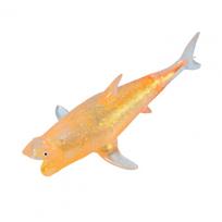Shark Glitter Squeeze Toy Glitter Shark Stress Easing Toy Slow Rising Squeeze Ball Sea Hand Decompression Relaxation Toy Slow