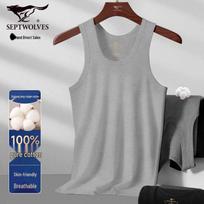 Septwolves Men's 100% Cotton Athletic Tank Top 2XL