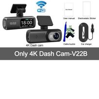 4K HD Dual-Lens Dash Cam, Ultra-Wide Angle Night Vision, Front & Rear Recording with WIFI & Car GPS 【1 Lens】WIFI