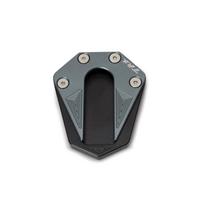 CNC aliuminio motociklo šoninio stovo padidinimo plokštės atrama Padidinti kojų lentyną, skirtą Benelli TRK 502 2017-2018 juoda