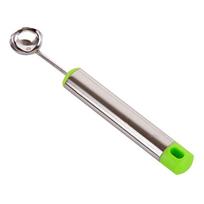 Roamtic Fashion Kitchen Maker Ice Fruit Ball Cream Scoop Spoon Melon Stainless Steel Gadget Tool žalia