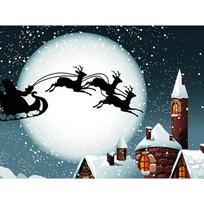 5d Diamond Painting Winter Landscape Santa Claus Full Square Drill Diamond Embroidery Cross Stitch Christmas Mosaic Needlework Home Decor Full Round (20X30CM) black