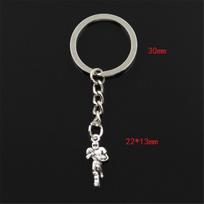 Mada Futbolininkas 22x13mm Pakabukas 30mm Raktų Pakabukas Grandinėlė Vyrams Automobilio Dovana Suvenyrai Raktų pakabukas