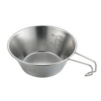 Nerūdijančio plieno kempingas Sierra puodelis Lengvas kompaktiškas kempingas puodas žygiams kavos puodelis dubenėlis 310ml bowl