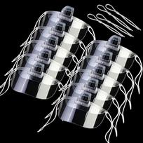 10Pcs Transparent Masks Permanent Anti Fog Catering Food Hotel Chef Waiter Plastic Kitchen Restaurant Masks Kitchen Tools 10pcs