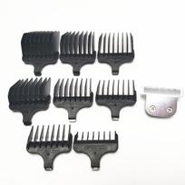 Skustuvo T-ašmenys + 8X kirpimo šukos #1- #8, 1/8 -1 , 3-25mm Pakeitimas Wahl #1- #8 gray