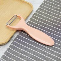 Home Kitchen Multifunctional Vegetable Stripper, Paring Knife, Peeler, Fruit Scraper, Potato Stainless Steel Planer rožinė
