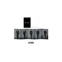 MONSTA X POP-UP Parduotuvė REASON Akordeono Atvirukas B ver. black