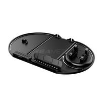 SEAMETAL Automobilio prietaisų skydelio neslystantis kilimėlis Telefono laikiklio atraminis rėmas Daugiafunkcis neslystantis padėkliukas Telefono numerio lentelė Akiniai 1 pc gray