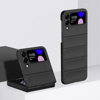 Apsauginis dėklas nuo prakaitavimo, skirtas Samsung Galaxy Z Flip 4 5g Flip3 Flip4 Flip 3 Zflip4 Mobiliojo telefono priedai Krepšelio dangteliai for Samsung Z Flip 3 juoda