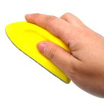 Car Leather Seat Care Detailing Clean Nano Brush Auto Interior Wash for Car Leather Seat Care Detailing Interior Cleaning Brush yellow
