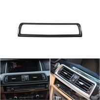 Automobilio stiliaus interjero centrinės konsolės oro kondicionieriaus oro išleidimo angos rėmo dangtelio dekoratyvinė apdaila BMW 5 serijos F10 F18 2011 black