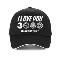 I Love You 3000 Times Thanks Tony Stark Unisex Baseball Cap Summer New Fans Unisex adjustable summer Dad hat Outdoor snapback hats