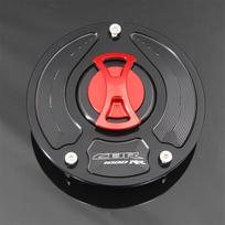 Beraktė motociklo degalų bako dangtelio apsauga Honda CBR1000RR Fireblade 2000-2013 (...2006 2007 2008 2009 2010 2011 m. Orange no logo orange