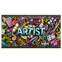 Grafiti sienos meno kūriniai Animacinių filmų dailininkas Drobės tapyba Abstraktaus meno plakatai ir spaudiniai Anime paveikslėliai svetainei Namų dekoravimui 20x40cm No Frame