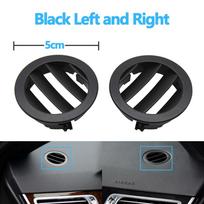 Left Right Dashboard Air Conditioner AC Vent Grille Panel Cover For Mercedes Benz E Class 212 2009-2015 E200 E300 E350 W212 Black One Pair black
