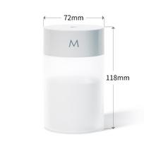 Usb Air Humidifier Ultrasonic Mini Aromatherapy Diffuser Portable Sprayer Essential Oil Atomizer Led Lamp Home 260ml  Mist Maker white-(260ML) white