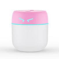 260 ml Mini Ultragarsinis Oro Drėkintuvas Romantiška Šviesa USB Eterinių Aliejų Difuzorius Automobilio Valytuvas Aroma Anijonų Rūko Generatorius Pink pink