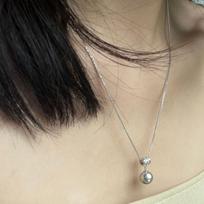 High Quality Small Waist Pearl Necklace for Women S925 Sterling Silver Chain Versatile and Elegant Collarbone Chain for Commuting 45CM beige