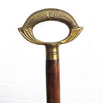 Brass Walking Stick Brass Handmade Finish