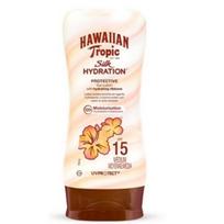 Hawaiian Tropic Silk Hydration Protective Sun Lotion Spf15 180ml white