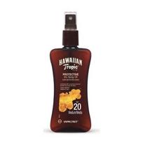Hawaiian Tropic Protective Dry Spray Oil Spf20 Medium 200ml black