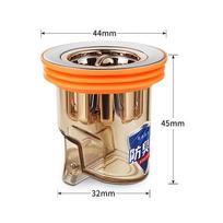 1Pcs Floor Drain Core Toilet Deodorant Anti-Odor Drain Valve Bathroom Toilet Sewer Accessories 1pc orange