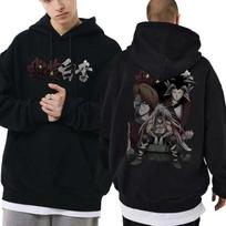 90-ųjų japonų anime YuYu Hakusho marginimas gobtuvai rudens žiemos Unisex mada Unisexga drabužiai Unisex moterų animacinių filmų aukštos kokybės gobtuvai 4XL purple