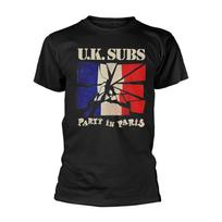 Uk Subs Party In Paris Black Unisex T-shirt S
