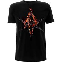 Bring Me The Horizon Flaming Hex Unisex marškinėliai S